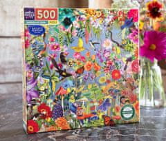 eeBoo Štvorcové puzzle Rajská záhrada 500 dielikov