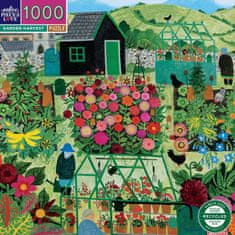eeBoo Štvorcové puzzle Úroda na záhrade 1000 dielikov