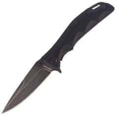 Fox Knives  FE-024 MANDATORY FUN vreckový nôž 9,3 cm, čierna, G10, spona