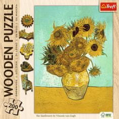 Trefl Drevené puzzle Art: Vincent van Gogh - Slnečnica 200 dielikov