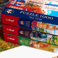 Trefl Puzzle Premium Plus Tea Time: Kvetinový trh 1000 dielikov
