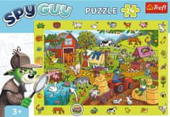 Trefl Puzzle s hľadaním obrázkov Spy Guy: Farma 24 dielikov