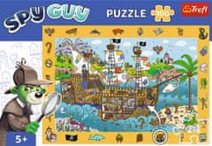 Trefl Puzzle s hľadaním obrázkov Spy Guy: Pirátska loď 100 dielikov