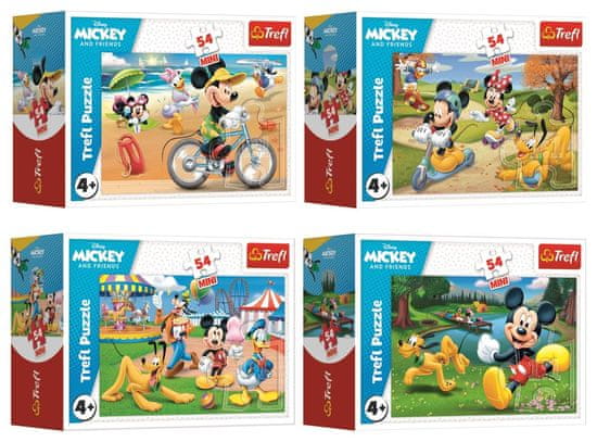 Trefl Displej Puzzle Mickey Mouse: Kúzelný deň 54 dielikov (40 ks)