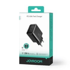 Joyroom JR-TCF06 sieťová nabíjačka USB-C 20W + kábel USB-C, čierna