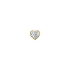 DIAMOND SPOT Zlaté srdce s diamantmi