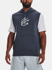 Under Armour Mikina Curry Fleece SLVLS Hoodie-GRY LG