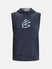 Under Armour Mikina Curry Fleece SLVLS Hoodie-GRY LG