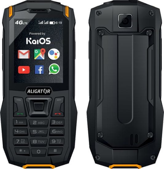 Aligator K50 eXtremo černo-oranžový
