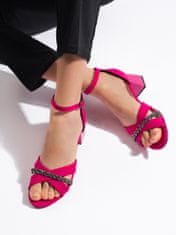 Amiatex Dámske sandále 107564 + Nadkolienky Gatta Calzino Strech, odtiene ružovej, 40