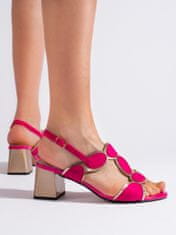 Amiatex Dámske sandále 107563 + Nadkolienky Gatta Calzino Strech, odtiene ružovej, 38