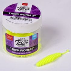 LUCKY JOHN Trick Worm 2" 10ks - farba S88