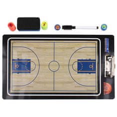 Merco Basketbal 65 magnetická trénerská tabuľa, s klipom varianta 29687