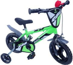 Dino bikes Detský bicykel 412UL zelené 12" chlapčenské