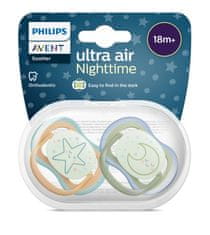 Philips AVENT Cumlík Ultra air nočný 18m+ neutral, 2ks