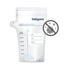 BabyOno Vrecká na materské mlieko 180 ml 30 ks