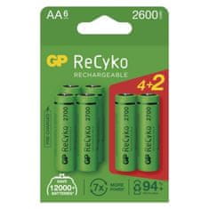 GP Nabíjacia batéria GP ReCyko 2700 (AA) 6 ks