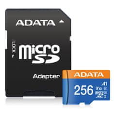 A-Data Adata/SDXC/256GB/100MBps/UHS-I U1 / Class 10/+ Adaptér