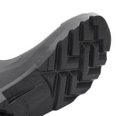 Vidaxl Topánky do dažďa s vyberateľnými ponožkami čierne veľk. 44 PVC