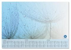 Sigel Stolová podložka "Drops", 595 x 410 mm, s 3 ročným kalendárom, recyklovaný, HO450