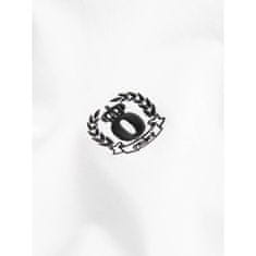 OMBRE Pánske spandexové polo tričko s kontrastnými prvkami V1 OM-POSS-0123 biele MDN125074 S