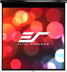 Elite Screens plátno roleta 113" (287 cm)/ 1:1/ 203,2 x 203,2 cm/ Gain 1,1/ case černý