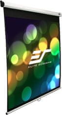 Elite Screens plátno roleta 113" (287 cm)/ 1:1/ 203,2 x 203,2 cm/ Gain 1,1/ case bílý