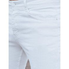 Dstreet Pánske džínsové nohavice biele ux4261 s38