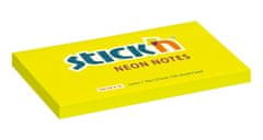 Bloček Stick'n by Hopax, 76 x 127 mm, neón. žltý
