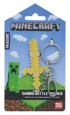 Paladone Kľúčenka kovová Minecraft Otvárač - meč