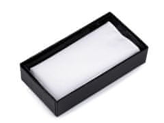 Bavlnená vreckovka do saka v krabičke - biela