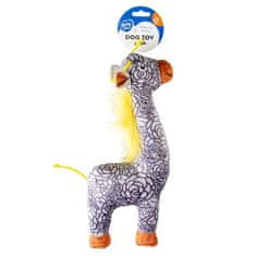 Duvo+ Plyšová pískajúca hračka pre psov 32x14x5,5cm žirafa