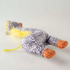 Duvo+ Plyšová pískajúca hračka pre psov 32x14x5,5cm žirafa