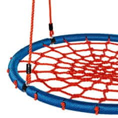 Aga Závesný hojdací kruh 120 cm Modro-červený