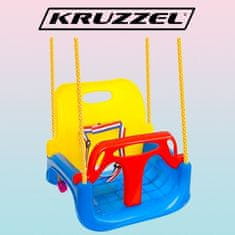 Kruzzel 23552 Detská plastová hojdačka 3v1