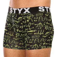 Styx 3PACK pánske boxerky long art športová guma viacfarebné (3U13724) - veľkosť XL