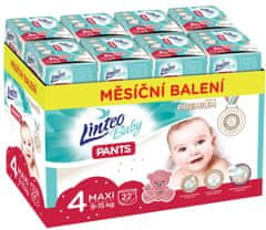 LINTEO Baby Pants 4 Maxi Premium 9-15 kg 176 ks