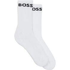 Hugo Boss 2 PACK - pánske ponožky BOSS 50469747-100 (Veľkosť 39-42)