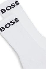 Hugo Boss 2 PACK - pánske ponožky BOSS 50469747-100 (Veľkosť 39-42)