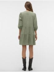 Vero Moda Zelené dámske šaty Vero Moda Pretty XS