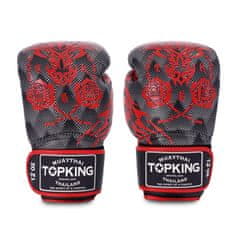 Top King Boxerské rukavice TOP KING Super Air Single Tone - čierne