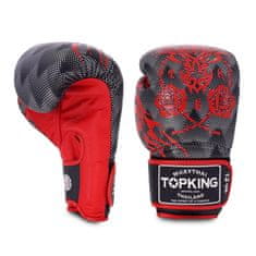 Top King Boxerské rukavice TOP KING Super Air Single Tone - čierne