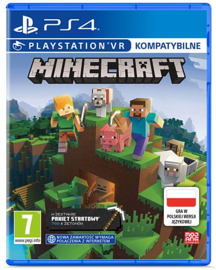 Mojang Minecraft (Bedrock Edition) + Starter Pack (PS4)
