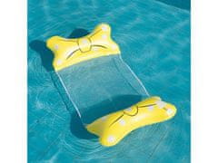 GGV  Lehátko do bazéna mašľa 130 x 70 x 15 cm, žltá
