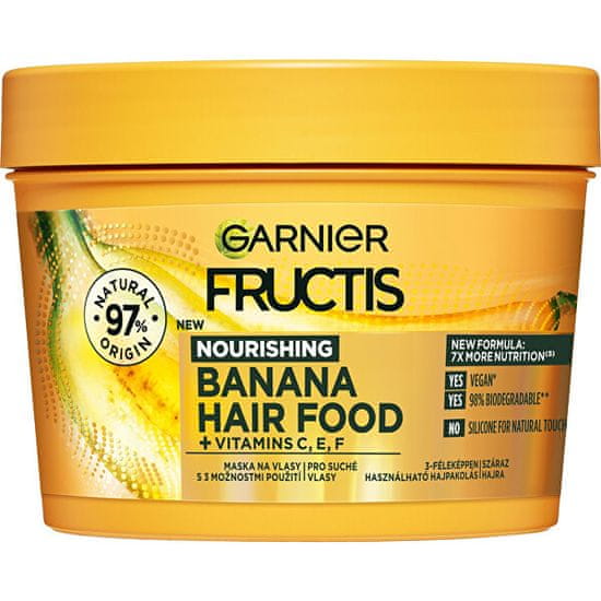 Garnier Vyživujúca maska pre suché vlasy Banana ( Hair Food) 400 ml