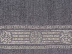 sarcia.eu Sivá bavlnená osuška so zlatou výšivkou, osuška 70x135 cm x1