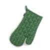 Chňapka rukavice do rúry Cora 100% bavlna svetlo zelené/zelené pruhy 31,0x18,0cm