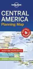 Lonely Planet WFLP Central America Planning Map 1st edition
