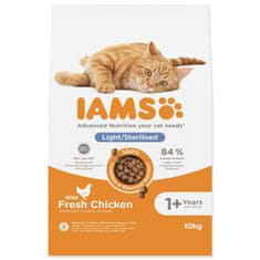 IAMS Krmivo Cat Adult/Senior Weight Control/Sterilized Chicken 10kg