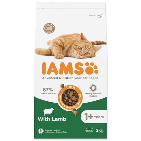 IAMS Krmivo Cat Adult Lamb 2kg